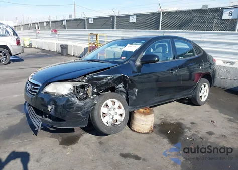 2010 Hyundai Elantra Gls from USA, damaged, VIN KMHDU4AD3AU188307
